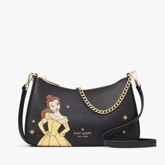 Disney x Kate Spade Beauty And The Beast Belle Convertible Crossbody Bag Purse